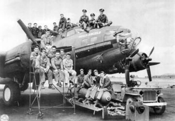 Hells Angels 303rd Bomb Group Crew World War Irl Baldwin