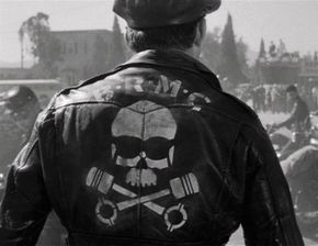 black rebel motorcycle club marlon brando schott jacket movie photo