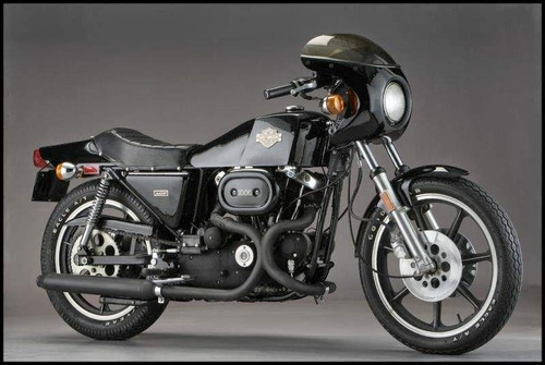 Harley Davidson XLCR 1000 Café Racer Black Rain 1989